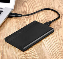 Carica l&#39;immagine nel visualizzatore di Gallery, GeekerChip 2.5 inch USB 3.0 HDD SSD Case Esterno per Disco Rigido Nero