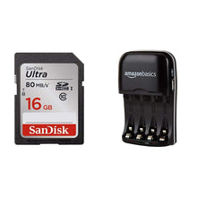 Carica l'immagine nel visualizzatore di Gallery, SanDisk Ultra Scheda di Memoria SDHC FFP, Velocità fino a 80 MB/sec, 16 GB,...