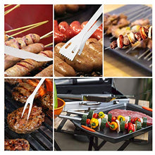 Carica l&#39;immagine nel visualizzatore di Gallery, 16 PCS Utensili Barbecue, Barbecue in Acciaio Inox Set per...
