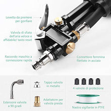 Carica l&#39;immagine nel visualizzatore di Gallery, LOETAD Manometro Pressione Gomme Digitale Pistola Gonfiaggio...