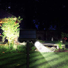 Carica l&#39;immagine nel visualizzatore di Gallery, Lampade Solari a led da Esterno 2 in 1, Luci Giardino con 2 2 Pezzi