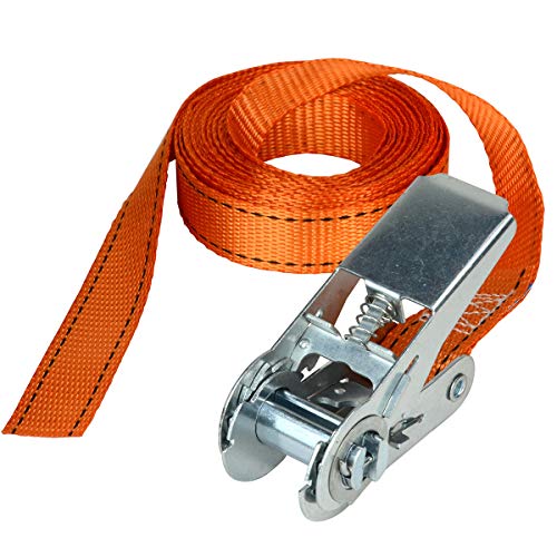 Master Lock 3209EURDAT Cinghie di fissaggio, Arancio, 5 m x 25 mm