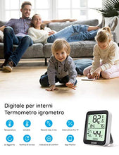 Carica l&#39;immagine nel visualizzatore di Gallery, Govee Termometro Igrometro, Accurato Misuratore Interna con Intelligenti avvisi App e Dati Conservazioni Sensore di Monitoraggio Digitale LCD Bluetooth per Camera Serra Garage Cantina di Vini
