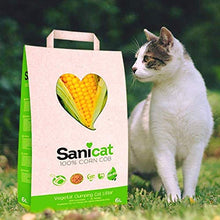 Carica l'immagine nel visualizzatore di Gallery, SANICAT Corn COB Lettiera per Gatti Agglomerante e Cob 6L