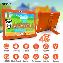 Carica l&#39;immagine nel visualizzatore di Gallery, Tablet 10 Pollici , 4G Android 9.0 PC, 8500mAH 3GB RAM + 32GB arancia