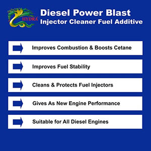 Diesel Fuel STABILIZER iniezione-detergente Treament Hydra diesel Power...