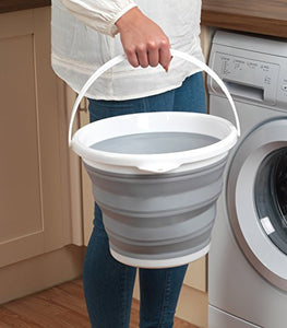 Beldray LA028495GRY Grey 10 Litre Collapsible Bucket - Ilgrandebazar