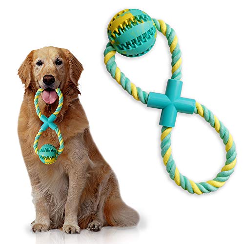 Insoftb - Giocattoli da masticare a forma di corda per cani, Combine IQ...