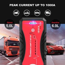 Carica l&#39;immagine nel visualizzatore di Gallery, NWOUIIAY Avviatore di Emergenza Impermeabile Jump Starter 12V 1000A Corrente... - Ilgrandebazar