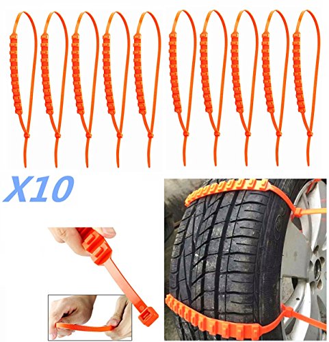 Catene universali da neve, ghiaccio, e fango, per auto, camion, SUV,...