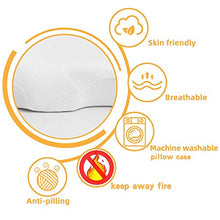 Carica l'immagine nel visualizzatore di Gallery, ZoneYan Cuscino Cervicale Ortopedico Collo, Contorno Memory Foam con...