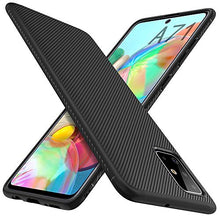 Carica l&#39;immagine nel visualizzatore di Gallery, iBetter per Samsung Galaxy A71 Cover, Ultra Sottile di Gomma, Custodia Nero - Ilgrandebazar