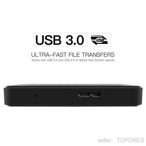 KESU 2,5" 320GB Ultra Slim Hard Disk Esterno Portatile USB3.2 SATA 320G, Nero - Ilgrandebazar
