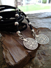 Carica l&#39;immagine nel visualizzatore di Gallery, BLACK BOHO GYPSY CHOKER ★ Colletto avvolgente - Ilgrandebazar