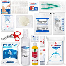 Carica l'immagine nel visualizzatore di Gallery, AIESI® Cassetta medica di pronto soccorso (Borsa) con ALLEGATO 2 per aziende meno 3 dipendenti # Conforme DM388/DL81 # Made in Italy
