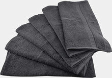Carica l&#39;immagine nel visualizzatore di Gallery, Utopia Towels - 12 asciugamani viso - Lavabili in lavatrice (30 x 30 cm, Grey - Ilgrandebazar