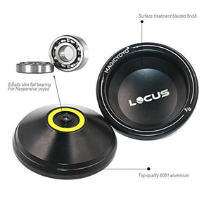 Pro Responsive Yoyo per principianti Magicyoyo V6 LOCUS SPAZIO Matt nero - Ilgrandebazar