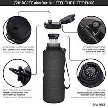 Carica l&#39;immagine nel visualizzatore di Gallery, 720°DGREE Bottiglia d&#39;Acqua “uberBottle“ - 01 Softtouch | Onyx Black - Nero