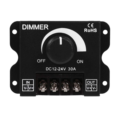 Regolatore dimmer, 12V-24V Interruttore led 30A Funzionamento manuale per...