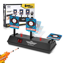Carica l&#39;immagine nel visualizzatore di Gallery, Keten Bersaglio Elettrico per Nerf Guns, Auto-Reset Intelligent Light Nero