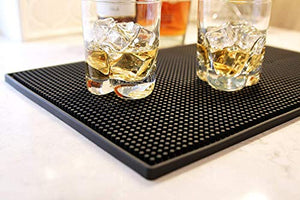 Tappetino da bar nero da 3 pezzi, tappetino per asciugare i bicchieri, tappetino per servire cocktail e per il piano di lavoro, 45x30 cm | Leroy Merlin Tappetino da bar nero da 3 pezzi, tappetino per asciugare i bicchieri, tappetino per servire cocktail e per il piano di lavoro, 45x30 cm | Leroy Merlin