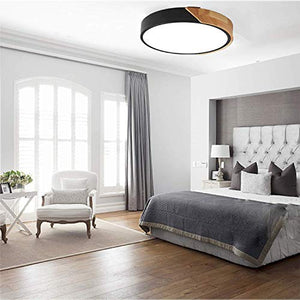 Kimjo Plafoniera LED 24W 2400LM Lampada da Soffitto Moderno Bianco Caldo