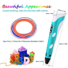 Carica l&#39;immagine nel visualizzatore di Gallery, 3D Penna Stampa, Pen Intelligent Display LED 3 Colori 3 Colore - Ilgrandebazar