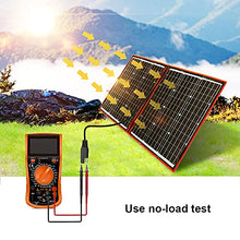 Carica l&#39;immagine nel visualizzatore di Gallery, DOKIO Kit Pannello Solare Pieghevole Portatile 100W 18V Monocristallino con uscita USB controller solare per ricarica batteria 12v
