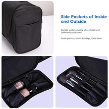 Carica l&#39;immagine nel visualizzatore di Gallery, Beauty Case da Viaggio,YAMTION Multifunzionale Toilette Borsa con Gancio Nero - Ilgrandebazar