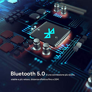 Zamkol Cassa Bluetooth 5.0, 30W HD Stereo Altoparlante Portatile con Nero