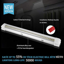Carica l&#39;immagine nel visualizzatore di Gallery, WZTO Barra Luminosa a LED, 72 LEDs Interni auto Luci 500Lumen DC 72LED 3PCS