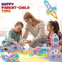 Carica l'immagine nel visualizzatore di Gallery, 38 Pezzi Costruzioni Magnetiche per Bambini 3 4 5 6 7 8 Anni Giochi Educativo Magneti Compleanno Natale Ottima Idea Regalo