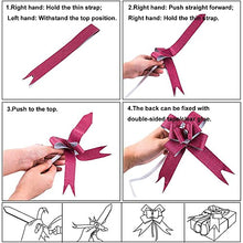 Carica l'immagine nel visualizzatore di Gallery, Foglio Di Imballaggio, Bst4u 20 Fogli Carta Da Imballaggio con Motivo Cappello Natale Ghirlanda Pupazzo di Neve, Nodi 20 Pz, Decorato Nastri Di Fiore Regali Come Regali Di Compleanno Natale Exqui