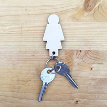 Carica l'immagine nel visualizzatore di Gallery, Laserò - Portachiavi Uomo Donna in Legno Decorare Casa - Regalo Perfetto San... - Ilgrandebazar