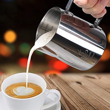 Carica l'immagine nel visualizzatore di Gallery, FlamGen Bricco per Latte in Acciaio Inox, Brocca Schiuma di 900ml/32oz