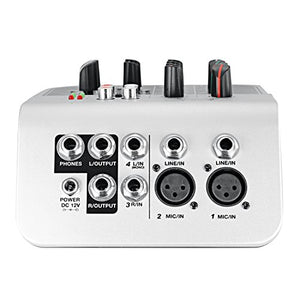 Neewer NW02-1A Mixer Console 2 Canali Economico per Microfono a 2 Channel - Ilgrandebazar