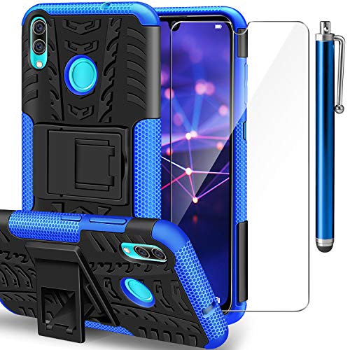 AROYI Cover Huawei P Smart 2019 + Pellicola Protettiva, 2 in 1 Nuovo Blu - Ilgrandebazar