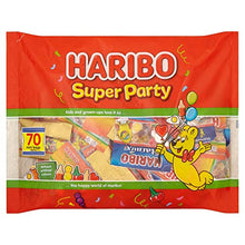 Carica l&#39;immagine nel visualizzatore di Gallery, Haribo Super Party Variety Sweets, 70 mini sacchetti
