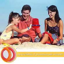 Carica l'immagine nel visualizzatore di Gallery, Braccialetto Antizanzare, Gritin [10 Pezzi] Braccialetti Repellenti per...