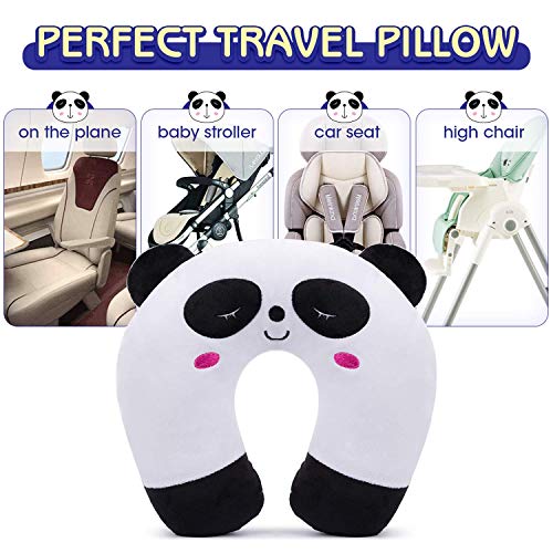 Cuscino Da Viaggio A Forma Di Fragola Con Scatola Portaoggetti PU – Memory Foam Per Collo