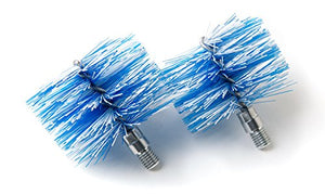 BARETTO - Kit 3 metri - 2 Spazzole Pellet 80 e 100mm in Nylon - Pulizia... - Ilgrandebazar