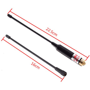 AL-800 Antenna Dual Band SMA-Femmina Allungabile VHF/UHF 2 Meter SMA-Female - Ilgrandebazar