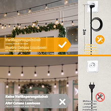 Carica l'immagine nel visualizzatore di Gallery, DSLebeen Catena Luminosa Esterno 15M/50FT Luci da Esterno Giardino 27+3 G40 LED Lampadine di Ricambio Catena Luminosa Decorazione per Casa Caffè Giardino Festa Matrimonio Terrazzo Partito