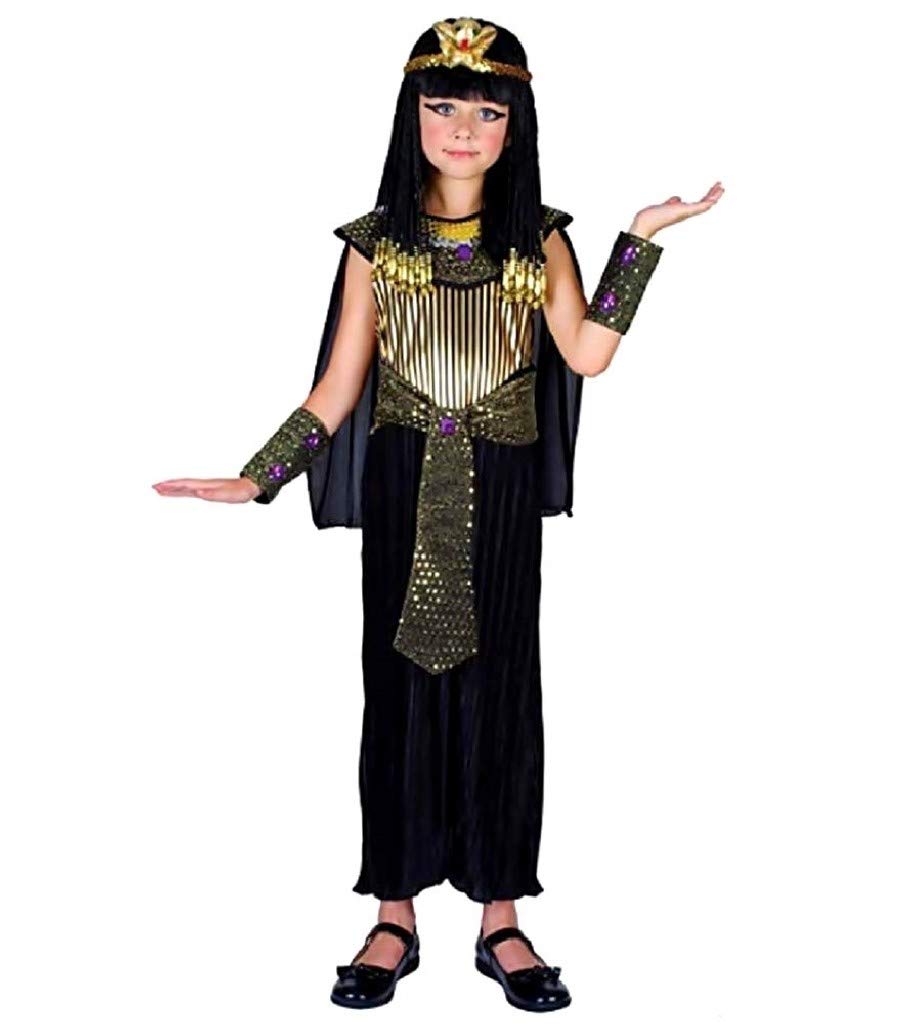 Costume Cleopatra Egiziana Bambina Travestimento Per Carnevale