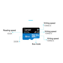 Carica l&#39;immagine nel visualizzatore di Gallery, docooler Lexar Carta di TF 32/64/128/256 / 512GB velocità Lettura 95 64GB - Ilgrandebazar