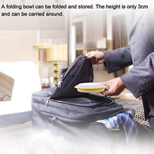 Carica l'immagine nel visualizzatore di Gallery, Manuka 3 Pezzi Ciotola Pieghevole in Silicone con Coperchio, insalatiere...