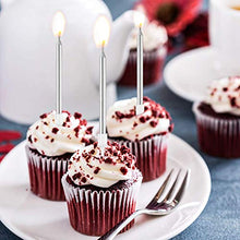 Carica l'immagine nel visualizzatore di Gallery, YFOX 24 candeline per Decorare Torte e Feste di Silver
