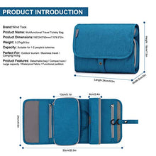 Carica l'immagine nel visualizzatore di Gallery, Wind Took Beauty Case Unisex da Viaggio Appendibile Blu