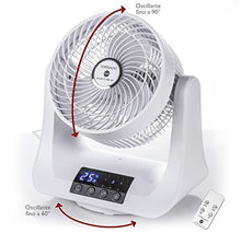 Carica l&#39;immagine nel visualizzatore di Gallery, MACOM Enjoy &amp; Relax 993 Tornado Ventilatore a Doppia Oscillazione Automatica