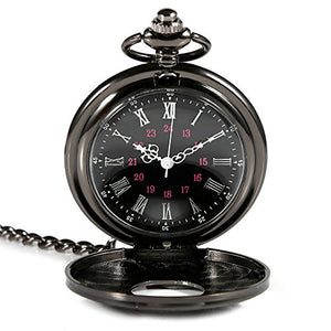 Bestfire, orologio da taschino, al quarzo, stile rétro vintage steampunk,... - Ilgrandebazar